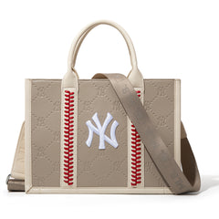 MLB-NY100-100   MLB New York Yankees Team Whipstitch Tote/Crossbody