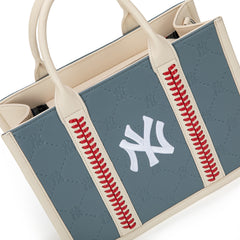 MLB-NY100-100   MLB New York Yankees Team Whipstitch Tote/Crossbody