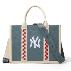 MLB-NY100-100   MLB New York Yankees Team Whipstitch Tote/Crossbody