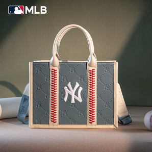 MLB-NY100-100 MLB New York Yankees Team Whipstitch Tote/Crossbody
