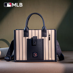 MLB-NY100-100   MLB New York Yankees Team Whipstitch Tote/Crossbody