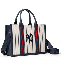 MLB-NY100-100   MLB New York Yankees Team Whipstitch Tote/Crossbody