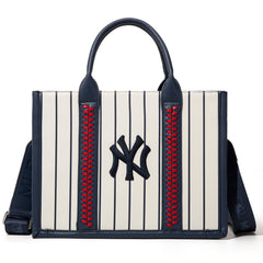 MLB-NY100-100   MLB New York Yankees Team Whipstitch Tote/Crossbody