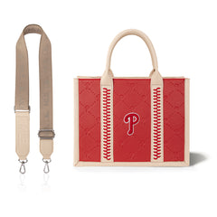 MLB-PP100-100  MLB Philadelphia Phillies  Team Whipstitch Tote/Crossbody