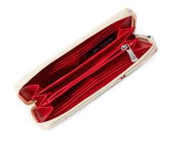 MLB-PP112   MLB Philadelphia Phillies Zip Wallet Baseball Stitch Detail