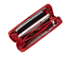 MLB-PP112   MLB Philadelphia Phillies Zip Wallet Baseball Stitch Detail