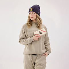 MLB-SD112   MLB San Diego Padres Zip Wallet Baseball Stitch Detail