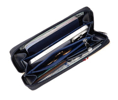 MLB-TG112   MLB Detroit Tigers Zip Wallet Baseball Stitch Detail