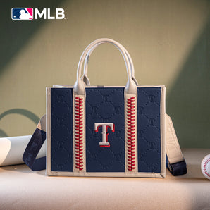 MLB-TX100-100 MLB Texas Rangers Team Whipstitch Tote/Crossbody