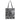 MW-HB-1401-003-BK Montana West Zebra Print Sequin Tote Bag - Black