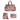 MW-MX-SET3-1385-JN Montana West American Flag Tote Bag 3 Piece Set - Jean