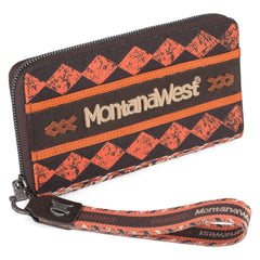 MW01-W006  Montana West Boho Ethnic Art Print Wallet - Leopard
