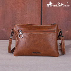 MW1134-181 Montana West Aztec Buckle Collection Clutch/Crossbody
