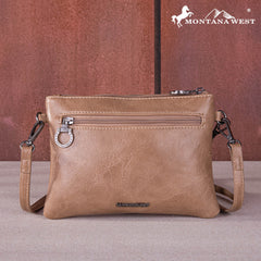 MW1134-181 Montana West Aztec Buckle Collection Clutch/Crossbody