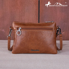 MW1134-181 Montana West Aztec Buckle Collection Clutch/Crossbody