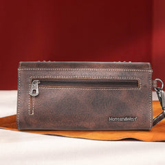 MW1137-W002 Montana West Boot Scroll Collection Wallet