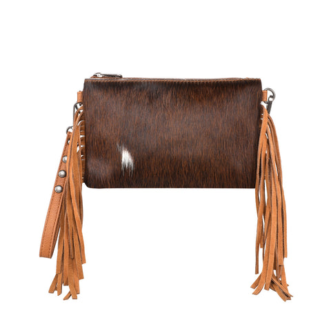 MW1219-181 Montana West Hair-On Collection Clutch/Crossbody