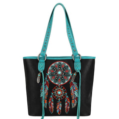 MW1241G-8317  Montana West Dream Catcher Collection Concealed Carry Tote