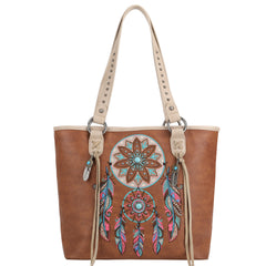 MW1241G-8317  Montana West Dream Catcher Collection Concealed Carry Tote