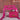 MW1251-199  Montana West Western Fringe Stadium Clear Crossbody Bag with Detachable Pouch - Hot Pink