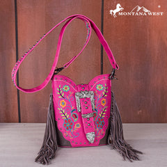 MW1252-8373 Montana West Buckle Collection Crossbody
