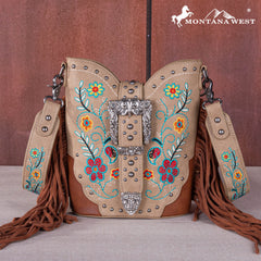 MW1252-8373 Montana West Buckle Collection Crossbody