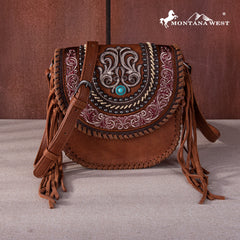 MW1256-8360 Montana West Tooled Collection Concealed Carry Crossbody