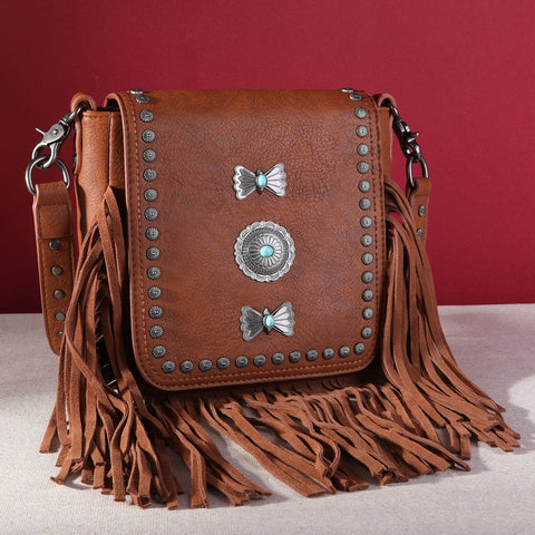 Boho Black Leather Fringe Crossbody Purse - Etsy | Fringe crossbody purse, Leather  fringe bag, Leather fringe