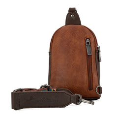 MW1278-2101 Montana West Embroidered  Collection Sling Bag