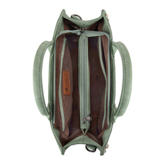 MW1323-8011  Montana West Tooled Collection Tote/Crossbody
