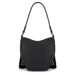 MW1323G-918  Montana West Tooled Fringe Collection Hobo Shoulder Bag