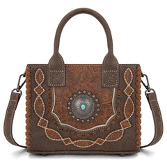 MW1331-8322   Montana West Concho Collection Small Tote/Crossbody