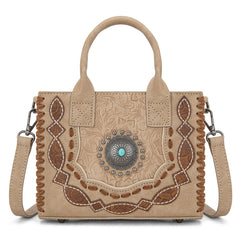 MW1331-8322   Montana West Concho Collection Small Tote/Crossbody