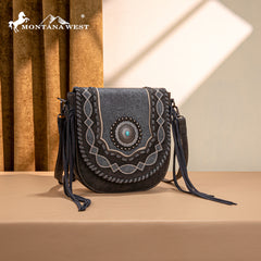 MW1331-8360 Montana West Concho Collection Crossbody