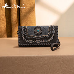 MW1331-W018 Montana West Concho Collection Wallet