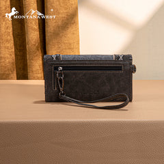 MW1331-W018 Montana West Concho Collection Wallet
