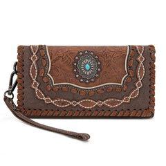 MW1331-W018 Montana West Concho Collection Wallet