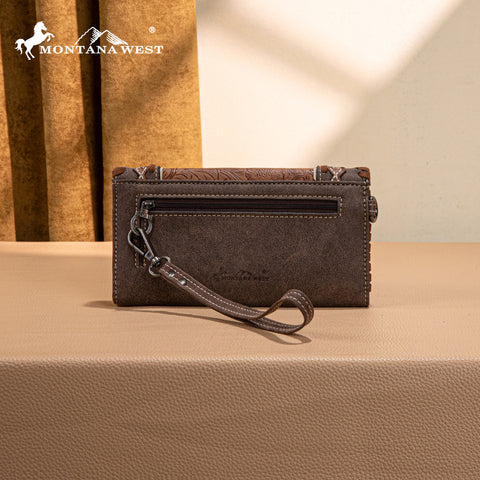 MW1331-W018 Montana West Concho Collection Wallet