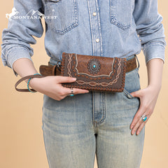 MW1331-W018 Montana West Concho Collection Wallet