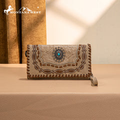 MW1331-W018 Montana West Concho Collection Wallet