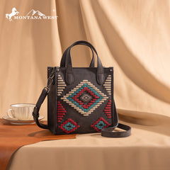 MW1332-160   Montana West Aztec Collection Crossbody