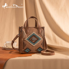 MW1332-160   Montana West Aztec Collection Crossbody