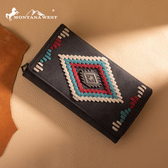 MW1332-W010 Montana West Aztec Collection  Wallet