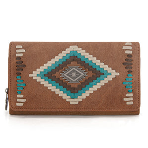 MW1332-W010 Montana West Aztec Collection Wallet