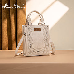 MW1334-1831  Montana West Embroidered Aztec Small Tote/Crossbody