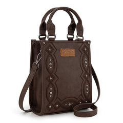 MW1334-1831  Montana West Embroidered Aztec Small Tote/Crossbody