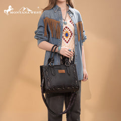 MW1334G-8250 Montana West Embroidered Concealed Carry Collection Tote