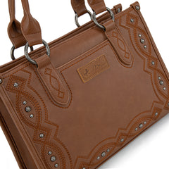 MW1334G-8250 Montana West Embroidered Concealed Carry Collection Tote