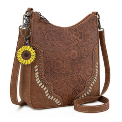 MW1335-8330  Montana West Embossed Collection Crossbody Bag