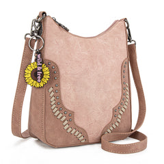 MW1335-8330  Montana West Embossed Collection Crossbody Bag